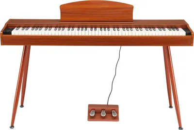 Produktbild von FCH Elektro Klavier Digital E-Piano mit 88 Tasten Hammermechanik 128 Rhythmen, 135x32 cm,braun