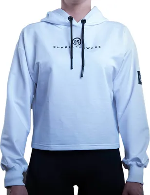 Produktbild von Dunkelschwarz Damen Hoodie oversize W-3 ROLLUP white - M