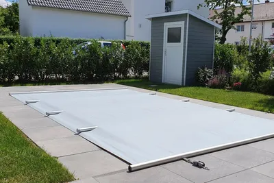 Produktbild von Liderpool Standard Winter Poolabdeckung – Hellgrau · 3,00 x 6,00 m