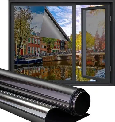 Produktbild von Datenschutzfolie – Sonnenschutzfolie – Effekt: 60 x 200 cm – schwarz, Glasfolie