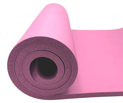 Produktbild von Yogamatte Fitnessmatte extra dick 1,5 cm rutschfest Gymnastikmatte 180x60 cm | Pilates Matte Trainingsmatte Sportmatte Bodenmatte Workout | gepolstert Yoga Fitness Gym Zuhause, Farbe:rosa