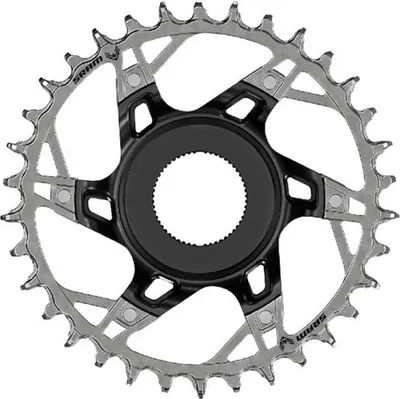 Zdjęcie produktu dla Tarcza Sram T-Type XX, 12-f. 36 zębów, czarna/srebrna, aluminium, DM, do Brose