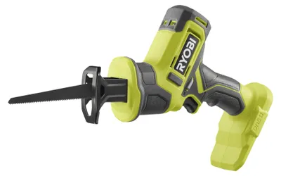Zdjęcie produktu dla RYOBI 18 V ONE+ akumulatorowa piła szablasta R18RSC-0, kompaktowa, długość skoku 16 mm, bez akumulatora i ładowarki