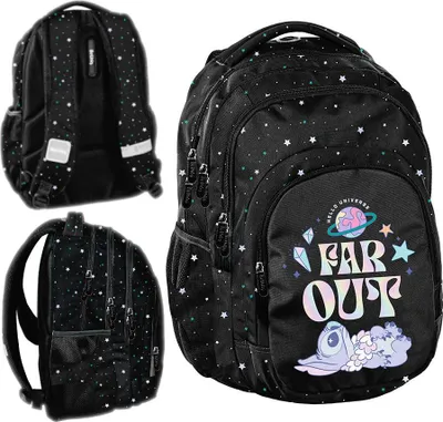 Produktbild von PASO Jugend-Schulrucksack kariert Stich Stitch