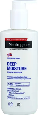 Image de Neutrogena Deep Moisture Bodylotion sensitive 250 ml