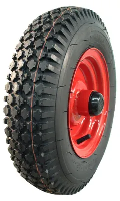pneumatika + koleso 4,80/4,00-8 V-6602 6PR + 2,50Ax8H2 ET7 guličkové ložisko Ø25 NL88 70 N oceľové červené