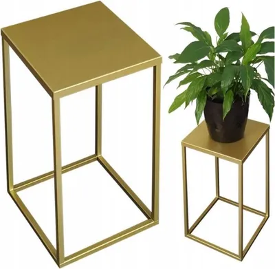 Produktbild von Moderner Loft Blumenständer GOLD 091/K-12-1P-40Z
