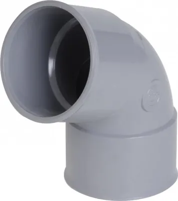 Image de Coude Pvc Nicoll 67.5° D40 Raccordement D'évacuation Pvc 40mm à 67.5° - Nicoll