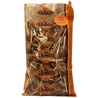 Produktbild von Lemco Salmiak Knotsen, 150 Stck pro Tüte (Salmiak Lutscher)