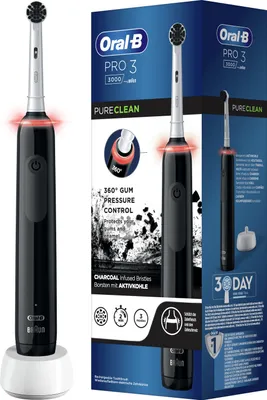 Produktbild von Oral-B Elektrische Zahnbürste - Pro 3 - Pure Clean - Black