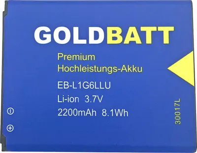 Produktbild von Goldbatt Akku für Samsung Galaxy S3 I9300 GTi9300 S3 GT-i9300 GTi9305 LTE i939 i9300 Smartphone EB-L