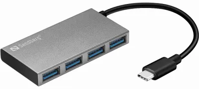 Immagine prodotto di Hub tascabile Sandberg da USB-C a 4 xUSB 3.0