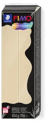 Produktbild von STAEDTLER FIMO professional 8041 ofenhärtende Modelliermasse Einzelprodukt, 454g, champagner