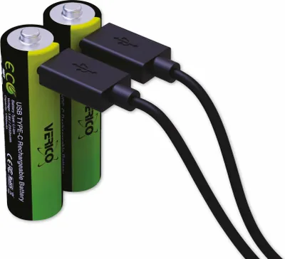 Obrázek produktu pro Verico LoopEnergy Li-Ion Akku AA2550, USB-C, 2ks maloobchodní balení