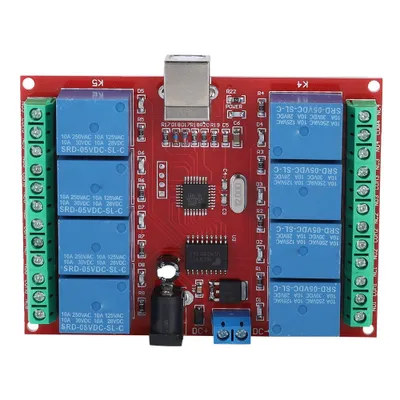Immagine prodotto di modulo relè di controllo intelligente USB per computer a 8 canali da 5 V (senza driver)