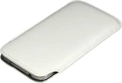 Produktbild von PhoneNatic Kunst-Lederhülle kompatibel mit Samsung Galaxy S4 - Tasche weiß + 2 Schutzfolien