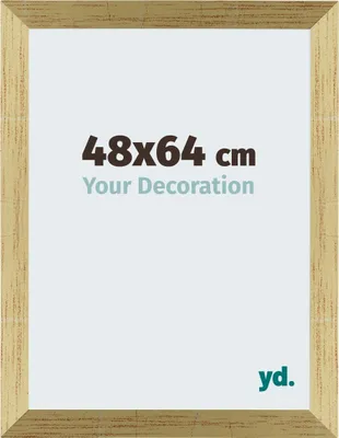 Image de Cadre photo, 48x64 cm, or brillant, MDF, Mura