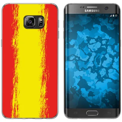 Produktbild von PhoneNatic Case kompatibel mit Samsung Galaxy S7 Edge Silikon-Hülle WM Spanien M11
