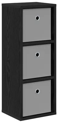Image de Buffet avec tiroir Chêne noir 25,5 x 22 x 69,5 cm