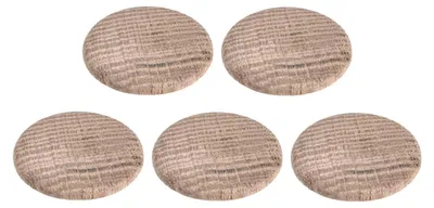 Holz-Knopfstopfen Eichen-Hartholz 25 mm x 35 mm, 5er Pack