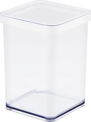 Produktbild von Premium Dose quadr. 1 l LOFT, Farbe:Transparent / Weiß