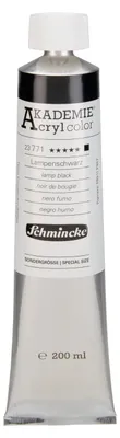 Produktbild von Schmincke Akademie Acrylcolor 200 ml Lampenschwarz (771), lichtecht