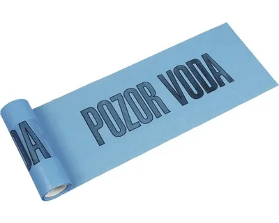 Obrázek produktu pro Výstražná fólie "VODA", modrá, 20 m
