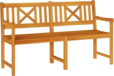 Produktbild von vidaXL Bank Outdoor Natur 150 x 56 x 90 cm Massivholz Akazie
