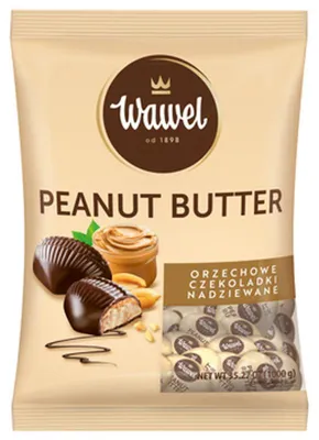 Zdjęcie produktu dla Wawel Cukierki o smaku masła orzechowego 1 kg