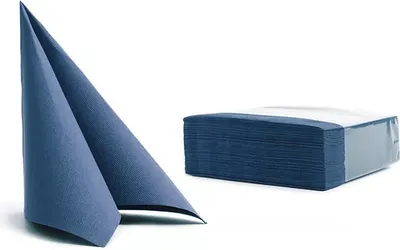 Produktbild von 50 Servietten Softpoint  38x38cm blau