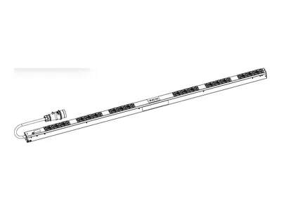 Produktbild von Eaton EVBAF316X, Standard, 39U, Dreiphasig, Senkrecht, Aluminium, Schwarz