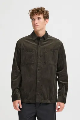 Produktbild von Casual Friday CFNOR Herren Cordhemd Hemd Langarmhemd 100% Baumwolle regular fit