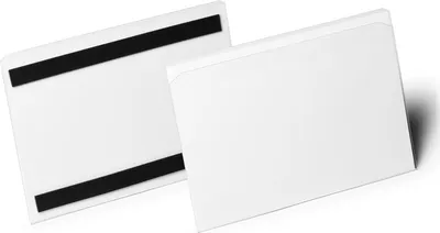 Produktbild von Etikettentasche A5 quer HradCover magnetisch transparent VE=5x10 Stück