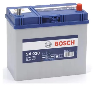 Image de Batterie de démarrage Bosch S4 020 12V 45Ah 330A 238x129x227 mm