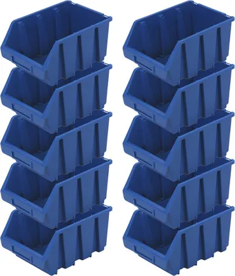 Produktbild von Ergo-Box - Lot of 5 Boxen of Aufbewahrung für Ausguss (Größe 3), Farbe blau