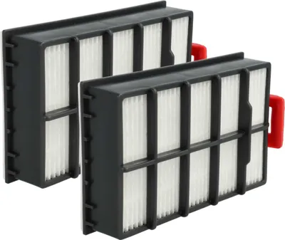 Produktbild von vhbw 2x Staubsaugerfilter kompatibel mit Siemens VSX 6XTRM/02 X 6.0 Extreme Power, 6XTRM/01 X 6.0 Extreme Power Staubsauger - HEPA-Filter Schwarz Weiß