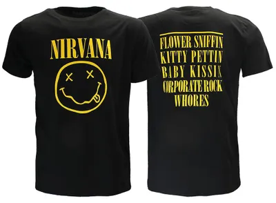 Immagine prodotto di Maglietta Nirvana Flower Sniffin – Merchandising ufficiale - 3XL