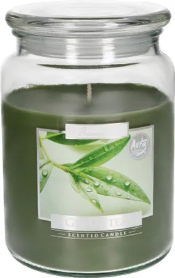 Produktbild von KOTARBAU® Duftkerze Duft Groß im Glas mit Deckel Green Tee Geschenkidee Aromatherapie Dekorations-Kerzen Brenndauer bis zu 100 Stunden