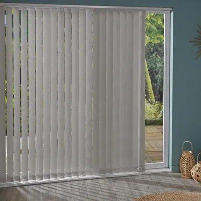 Produktbild von Famanu Vertikale Lamellen 89 mm Schwarz Verdunkelnd - 9 x 280 cm
