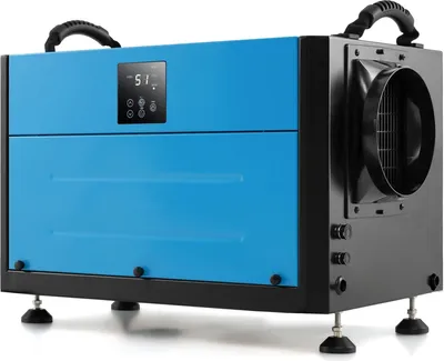 Produktbild von Gewerblicher Entfeuchter, Elektrischer Entfeuchter mit 24H Timer und Schlafmodus, Automatisches Abtauen, Abflussschlauch, Tragbarer Entfeuchter