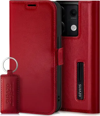 SURAZO Echtleder-Handyhülle Für Xiaomi 13 Pro – Klappcase Mit Kartenfach, RFID-Schutz & Standfunktion