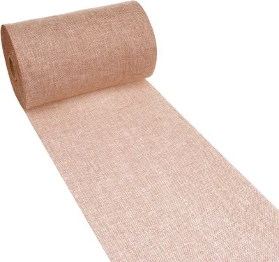 Produktbild von Tischläufer Shabby Chic in Leinenoptik 20cm - kupfer - 5m - 69-200-5-9
