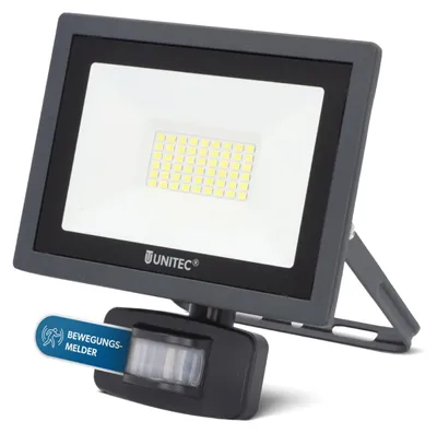 Produktbild von UniTec LED Strahler anthrazit mit Bewegungsmelder 21 W 2550 lm