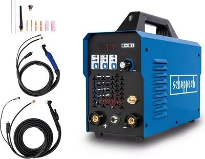 Image de Scheppach Poste à souder TIG1000-Multi | Ecran LCD | Contrôleur thermique | 15-160 A | convient pour l'acier, l'inox & le fer | accessoires inclus