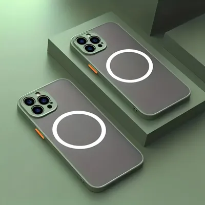 Produktbild von Magsafe Handyhülle für Apple iPhone 16 Pro TPU Schutz Hülle mit Magnet Ring für induktives laden Schutz Cover Case für Magsafe Zubehör