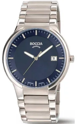 Obrázok produktu pre Boccia 3629-03 hodinky Titnov zafrov sklo