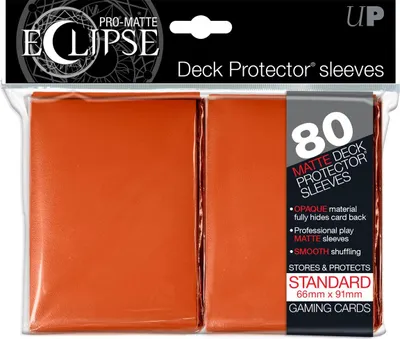 Immagine prodotto di UP Deck Protector PRO-MATTE ECLIPSE Arancione (80 ct)