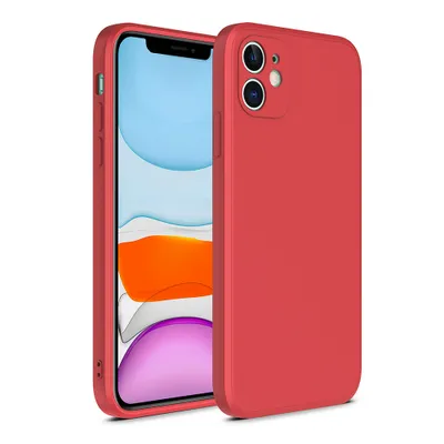 Produktbild von Smartphonica iPhone 11 Silikonhülle mit weicher Innenseite - Rot