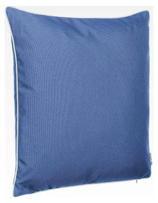 Produktbild von Outdoor Kissen Garngefärbt 45x45 cm – Wetterfeste Dekokissen mit Paspel – Wasserabweisende Zierkissen für Garten, Balkon und Terrasse – Robuste Sofakissen für Innen und Außen