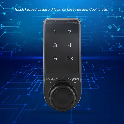 Obrázok produktu pre Zámok s dotykovou klávesnicou,Elektrický kódovaný zámok,Kódovaný zámok s dotykovou klávesnicou,Kľúčový zámok RFID,Kódovaný zámok kabinetu